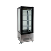 Witryna chłodnicza 400 l 65x65x190 cm czarna | YATO, YG-05068