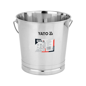 Vědro z nerezové oceli s prstencem 16 l | YATO, YG-00651