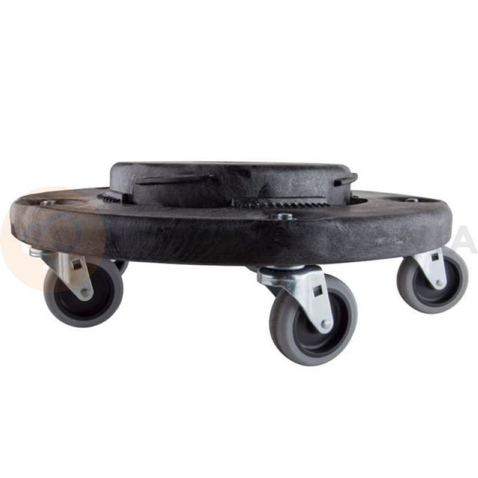 Základna na kolečkách pro koše 76l, 121l, 167l, 208l černá | RUBBERMAID, Brute