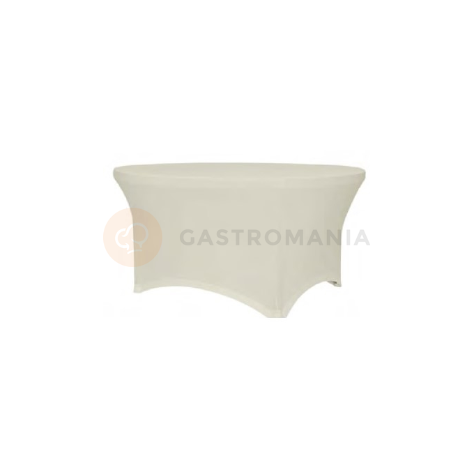 Elastický ubrus na cateringový stůl ecru 740x760x1500 mm | OLKA, Planet 150