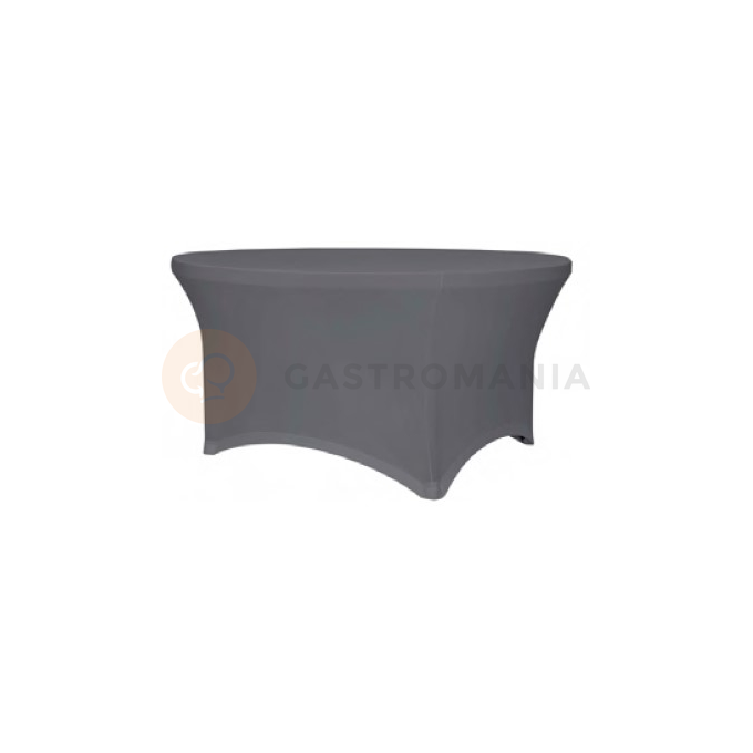 Elastický ubrus na cateringový stůl šedý 740x760x1500 mm | OLKA, Planet 150