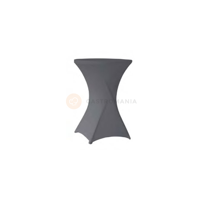Elastický ubrus na cateringový stůl šedý 800x1100 mm | OLKA, Coctail 80