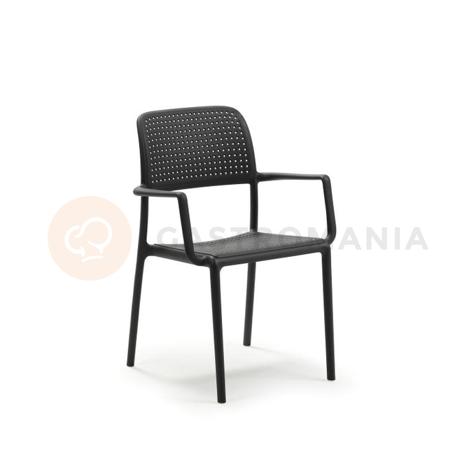 Židle 860x585x570 mm, antracitová barva | NARDI, Bora