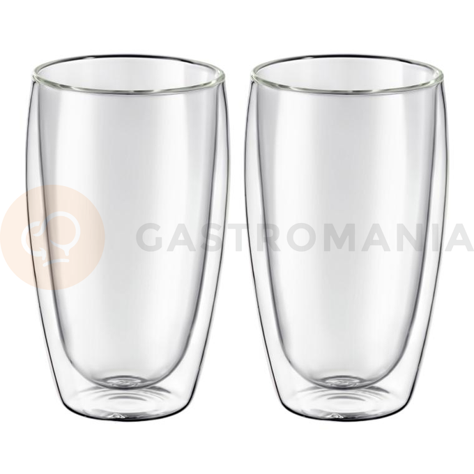 Termo sklenice sada 2 kusů 450 ml, 100x148 mm | AMBITION, Mia