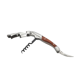 Číšnická vývrtka pulltap s dřevěnou rukojetí 3x145x215 mm | GENWARE, Barware