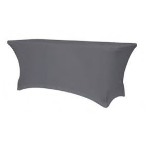 Elastický ubrus na cateringový stůl šedý 740x910x1800 mm | OLKA, XXL 180
