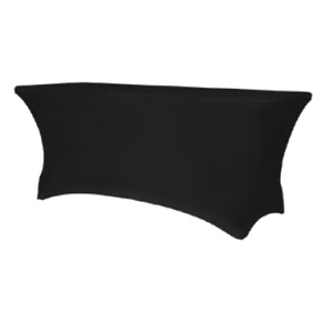 Elastický ubrus na cateringový stůl černý 740x910x1800 mm | OLKA, XXL 180