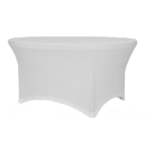 Elastický ubrus na cateringový stůl bílý 1500x740 mm | OLKA, Planet 150