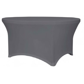 Elastický ubrus na cateringový stůll šedý 1800x740 mm | OLKA, Planet 180