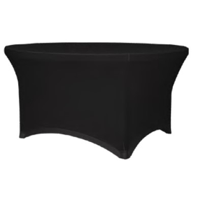 Elastický ubrus na cateringový stůl černý 1500x740 mm | OLKA, Planet 150