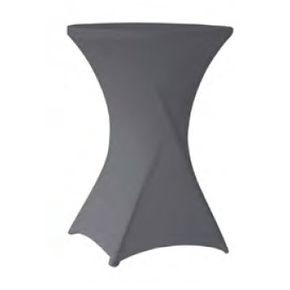 Elastický ubrus na cateringový stůl šedý 800x1100 mm | OLKA, Coctail 80