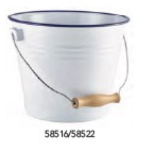 Kyblík 20 ml, 160x140x172x192 mm, smaltovaný | GENWARE, Enamel Wide