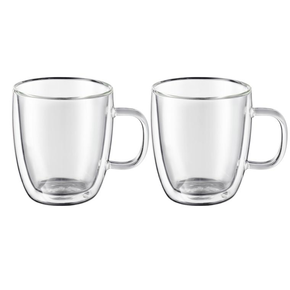 Termo sklenice s uchem sada 2 kusů 350 ml, 90x100 mm | AMBITION, Mia