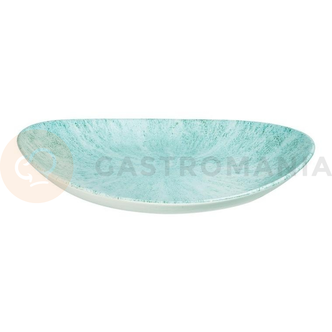 Talerz owalny coupe 255x317 mm | CHURCHILL, Studio Prints Stone Aquamarine