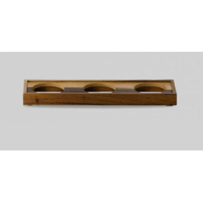 Podstavec pro 3 mísy 445x130x39 mm | ALCHEMY, Buffetscape Wood