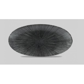 Talerz owalny 150x299 mm | CHURCHILL, Studio Prints Agano Black