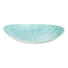 Talerz owalny coupe 255x317 mm | CHURCHILL, Studio Prints Stone Aquamarine