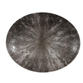 Talerz owalny coupe 255x317 mm | CHURCHILL, Studio Prints Stone Quartz Black