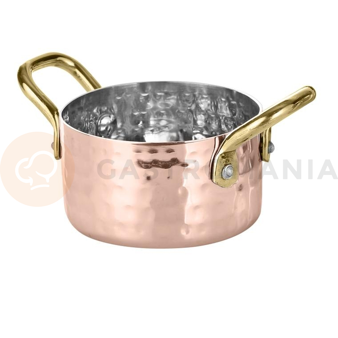 Hrnec, 2 úchyty, měděný, kovaný, 350 ml, 90x50 mm | AMBITION, Charms
