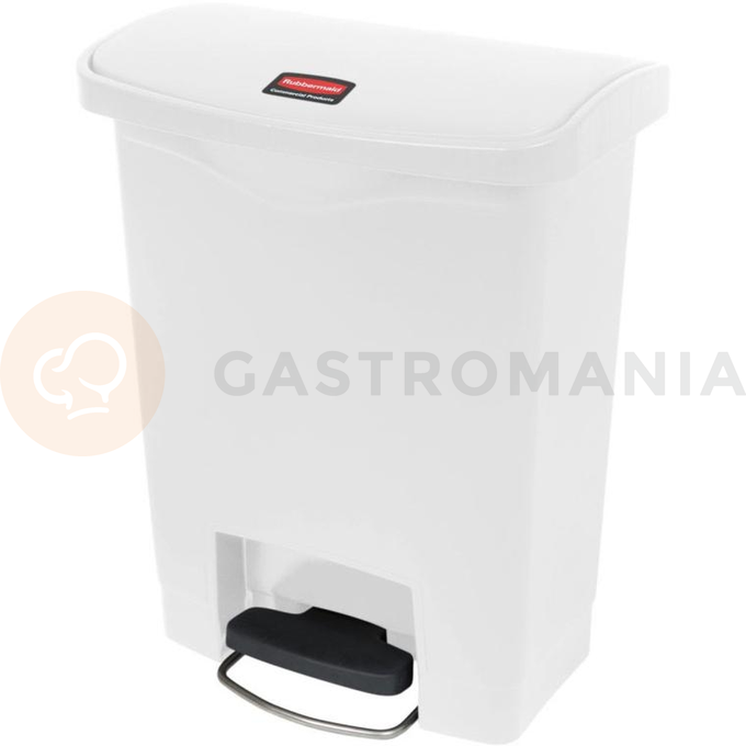 Koš Step on 30l bílý | RUBBERMAID, Slim Jim