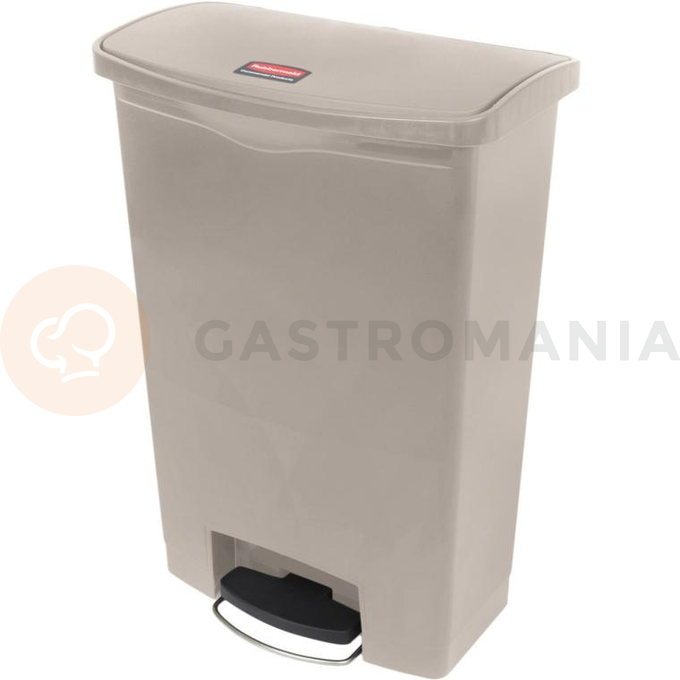 Pedálový koš 90l béžový | RUBBERMAID, Slim Jim