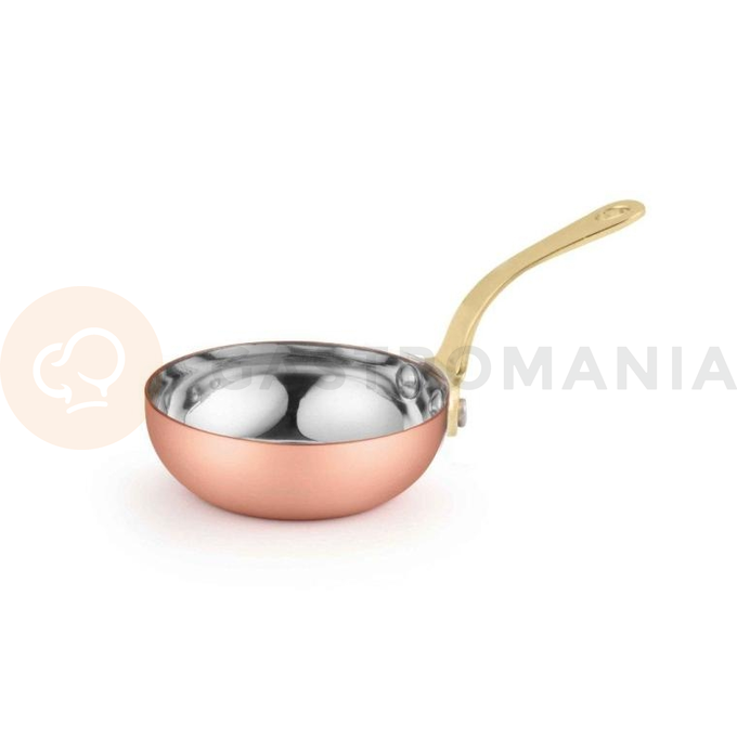 Mini pánvička s rukojetí, měděná, 80 ml, 75x25 mm | AMBITION, Charms