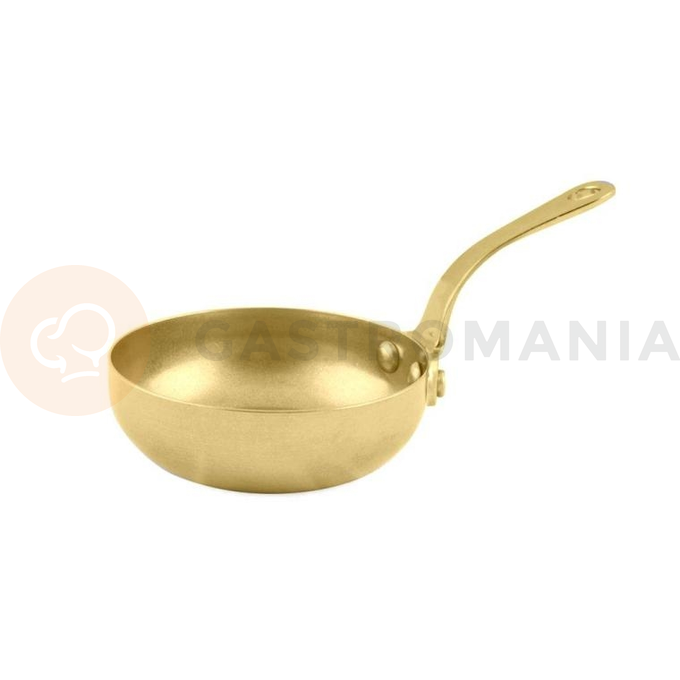 Mini pánvička s rukojetí, vintage gold, 80 ml, 55x30 mm | AMBITION, Charms