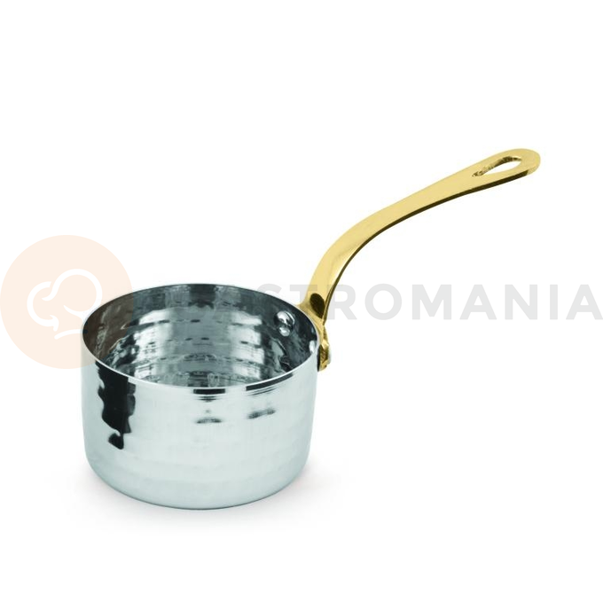 Mini kastrůlek s rukojetí, tepaná ocel, 140 ml, 70x37 mm | AMBITION, Charms