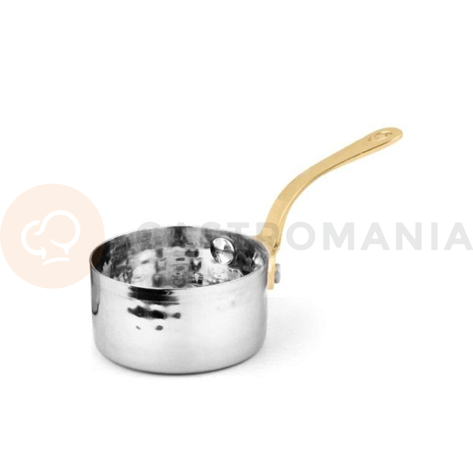 Mini kastrůlek s rukojetí, tepaná ocel, 60 ml, 55x30 mm | AMBITION, Charms