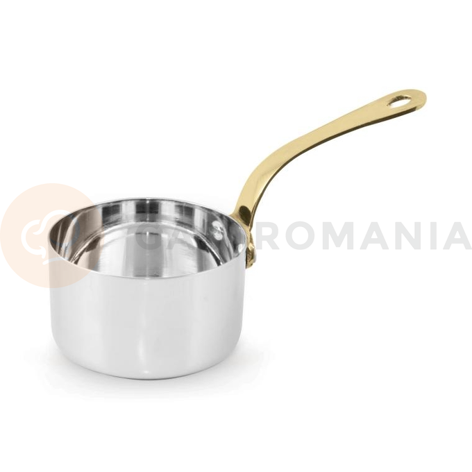 Mini kastrůlek s rukojetí, nerezová ocel, 60 ml, 55x30 mm | AMBITION, Charms