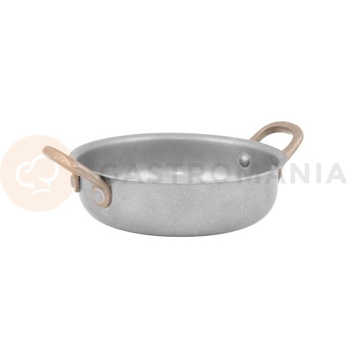 Pánev na smažení s uchy, vintage nerezová ocel, 600 ml, 155x40 mm | AMBITION, Charms
