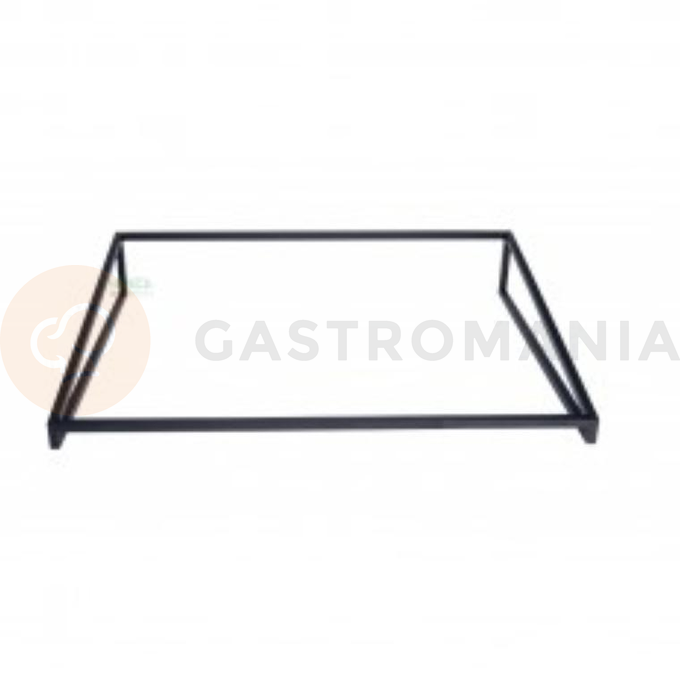 Bufetový podstavec bridge, ocelový černý, matný GN 1/1 10 cm | HORECA SERVICE, HS Design