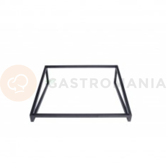 Bufetový podstavec bridge, ocelový černý, matný GN 1/2 10 cm | HORECA SERVICE, HS Design