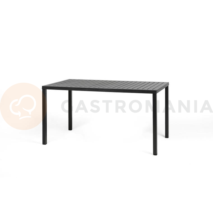 Stůl 755x800x1400 mm, antracitová barva | NARDI, Cube