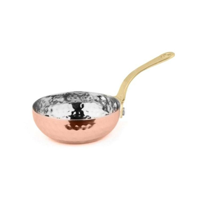 Mini pánvička s rukojetí, měděná, 80 ml, 75x25 mm | AMBITION, Charms
