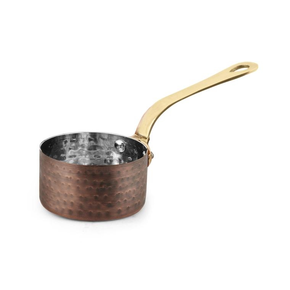 Mini kastrůlek s rukojetí, kovaná staroměď, 60 ml, 55x30 mm | AMBITION, Charms