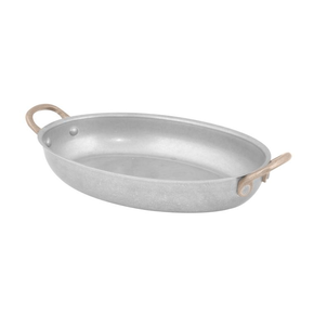 Oválná pánev s uchy, nerezová vintage ocel, 500 ml, 185x135x32 mm | AMBITION, Charms