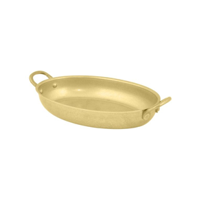 Oválná pánev s uchy, vintage gold, 500 ml, 185x135x32 mm | AMBITION, Charms