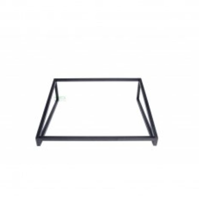Bufetový podstavec bridge, ocelový černý, matný GN 1/2 10 cm | HORECA SERVICE, HS Design