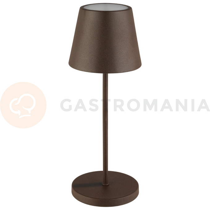 Stolní lampa 110x305 mm, hnědá | APS, Merle