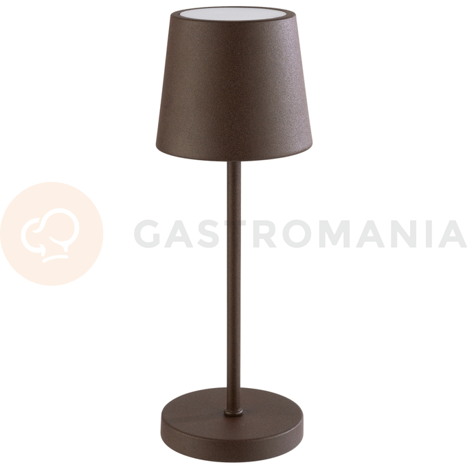 Stolní lampa 90x250 mm, hnědá | APS, Merle Mini