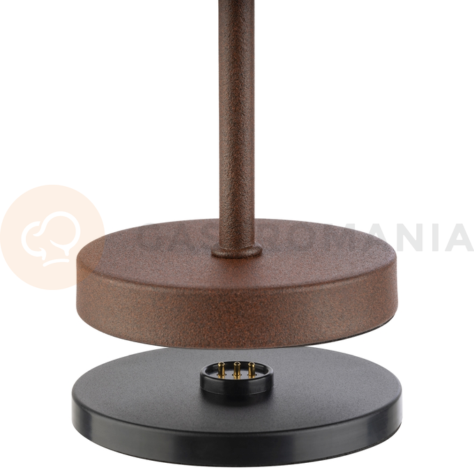 Stolní lampa 80x200 mm, hnědá | APS, Merle Micro