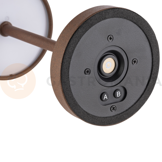 Stolní lampa 80x200 mm, hnědá | APS, Merle Micro