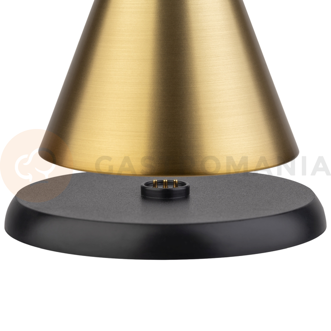 Stolní lampa 130x115 mm, zlatá | APS, Cone Mini