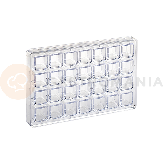 Polykarbonátová forma na pralinky, 275x175 mm | MARTELLATO, Cube