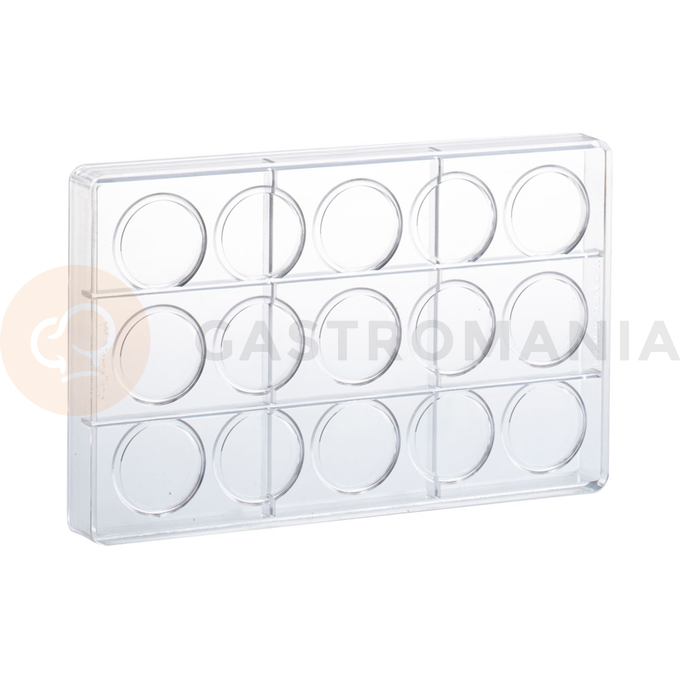 Polykarbonátová forma na pralinky, 275x175 mm | MARTELLATO, Circle 40