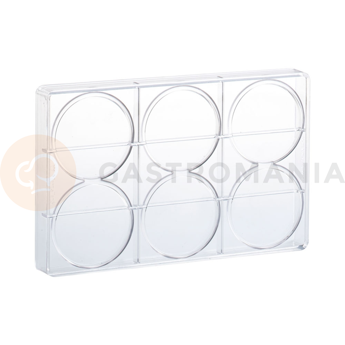 Polykarbonátová forma na pralinky, 275x175 mm | MARTELLATO, Circle 75