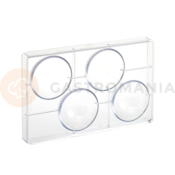 Polykarbonátová forma na pralinky, 275x175 mm | MARTELLATO, Semisphere