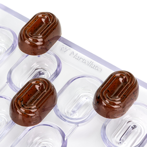 Polykarbonátová forma na pralinky, 275x175 mm | MARTELLATO, Biscuit