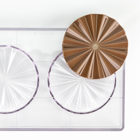 Polykarbonátová forma na pralinky, 275x175 mm | MARTELLATO, Plissé